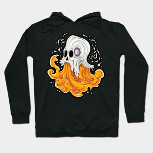 Eerie Halloween Ghoul Art - Spooky Season Delight Hoodie